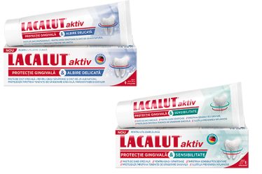Lacalut® Aktiv pentru dinti albi si puternici si gingii sanatoase!