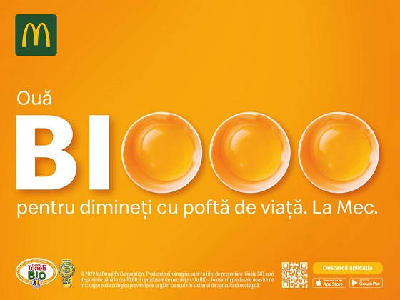 McDonald's introduce in meniul sau oua bio de la Familia Toneli