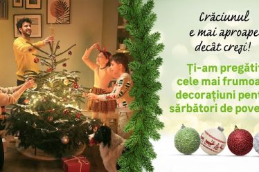 Leroy Merlin intra in atmosfera Craciunului cu noua colectie de decoratiuni: 1500 de produse tematice, inclusiv o gama de iluminat cu consum redus