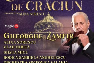 "Concertul Caritabil de Craciun" reuneste artisti romani de notorietate pe scena Ateneului Roman