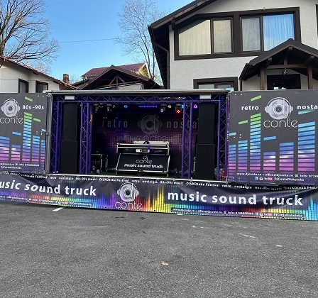 MUSIC SOUND TRUCK by djConte - un proiect de scena moderna pe 4 roti