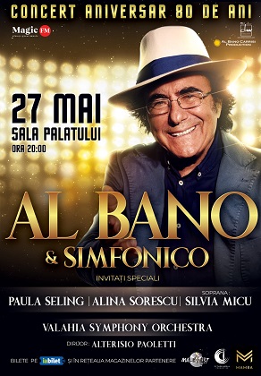 Al Bano aniverseaza implinirea varstei de 80 de ani in concert la Sala Palatului din Bucuresti