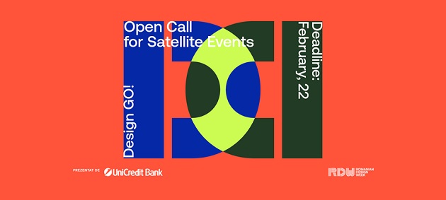 Design GO!: S-a deschis apelul pentru evenimente satelit Romanian Design Week 2023