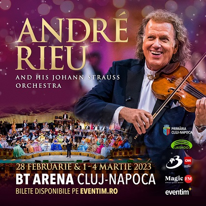 Program si reguli de acces la concertele ANDRÉ RIEU & JOHANN STRAUSS ORCHESTRA