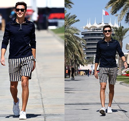George Russell poarta noua Tommy Hilfiger Collection, Primavara 2023, in Bahrain
