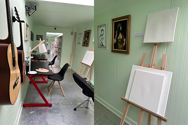 Concept educational original creat de Stefan Mandachi - hub cultural si biblioteca in container