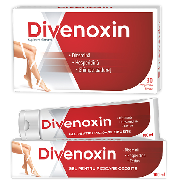Divenoxin vine in ajutorul picioarelor! 
