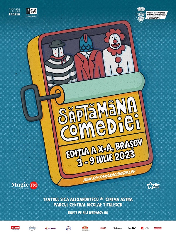 Festivalul SAPTAMANA COMEDIEI aniverseaza 10 ani cu teatru, film, spectacole si concerte in aer liber