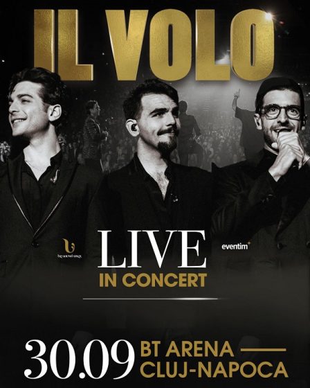 IL VOLO revine la Cluj-Napoca pentru un nou concert pe 30 septembrie, la BT-Arena