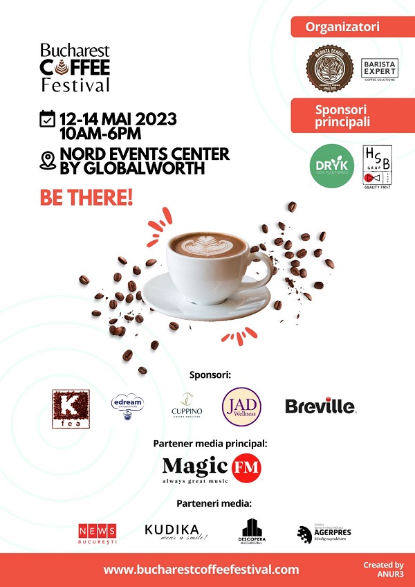 Incepe cel mai important eveniment al cafelei, Bucharest Coffee Festival