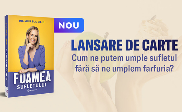 Mihaela Bilic lanseaza cartea: Foamea sufletului