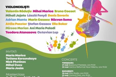 Vestra va invita la CellEAST Festival 2023, un eveniment de exceptie dedicat iubitorilor de muzica de violoncel