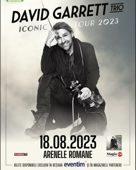 Violonistul David Garrett concerteaza la Arenele Romane in cadrul Turneului "Iconic Tour 2023"