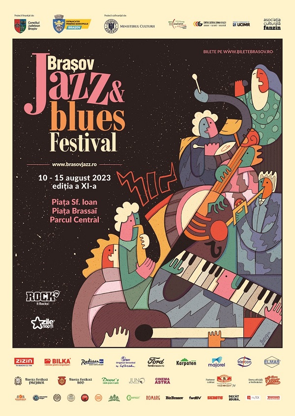Cinci scene si peste o suta de artisti din noua tari la editia din acest an Brasov Jazz & Blues Festival
