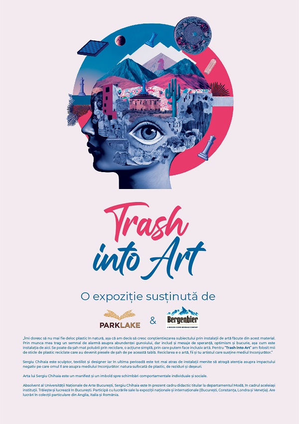Bergenbier S.A. si ParkLake sustin "Trash into Art", o instalatie realizata din PET-uri reciclate