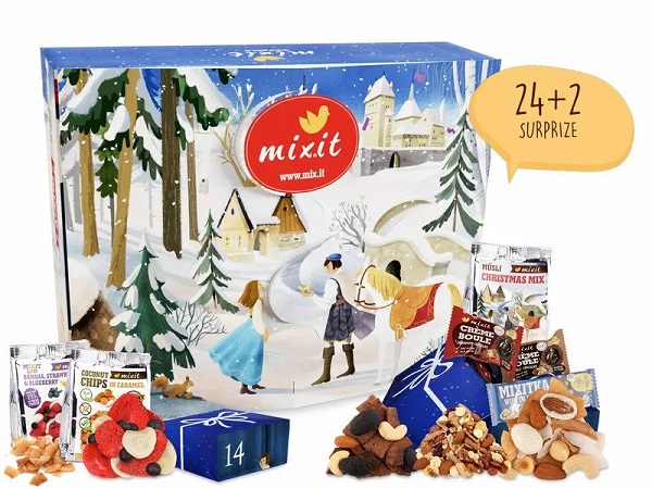 Mixit lanseaza calendarul de Advent 2023 cu 26 de bunatati, inclusiv doua produse noi