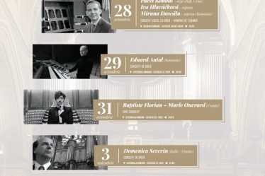 Festivalul International de Orga FIO Romania - Editia a VI-a, Catedrala romano-catolica Sf. Iosif & Biserica romano-catolica Sacré-Cœur 28 octombrie 2023-5 noiembrie 2023