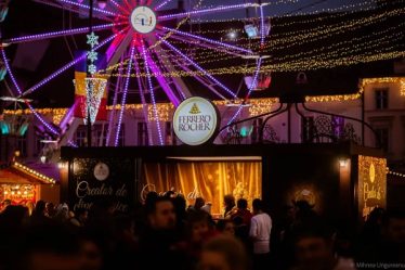 Ferrero Rocher lumineaza clipele speciale la Targul de Craciun din Sibiu