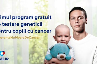 1 din 2 copii recent diagnosticati cu cancer in Romania a fost deja inscris in Programul Gratuit de Testare Genetica dezvoltat de MedLife