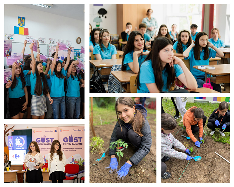 Carrefour Romania si Asociatia InspirAction anunta lansarea programului educational "Gesturi mici pentru practici mari"