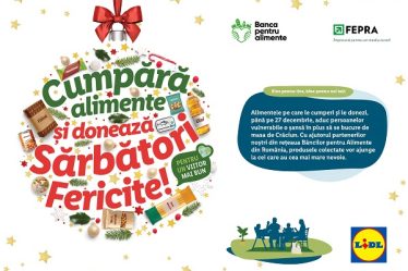 Campanie de solidaritate la nivel national: colecta de alimente organizata de Lidl Romania, pentru a sprijini comunitatile defavorizate, va avea loc pentru prima data in toate magazinele din tara