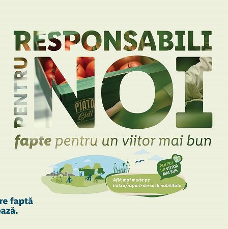 Rezultatele celui mai nou raport de sustenabilitate Lidl Romania: sprijin pentru mai multi furnizori locali si pasi importanti spre un transport cu mai putine emisii de carbon