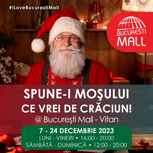 Traieste sarbatori de iarna stralucitoare la Bucuresti Mall-Vitan