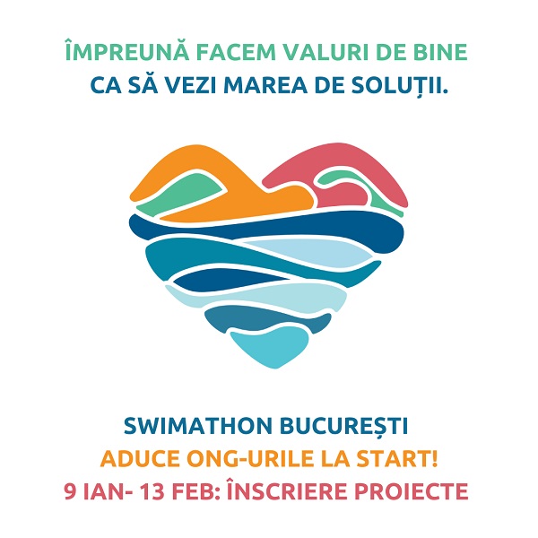 Fundatia Comunitara Bucuresti anunta inscrierile pentru Swimathon Bucuresti 2024 - cea mai mare campanie de strangere de fonduri cu tematica sportiva din Romania