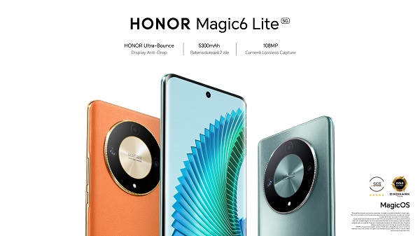 HONOR lanseaza in Romania smartphone-ul Magic6 Lite