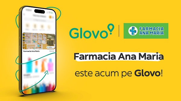 Farmacia Ana Maria este disponibila pe platforma Glovo, cu 3000 de produse cu livrare rapida
