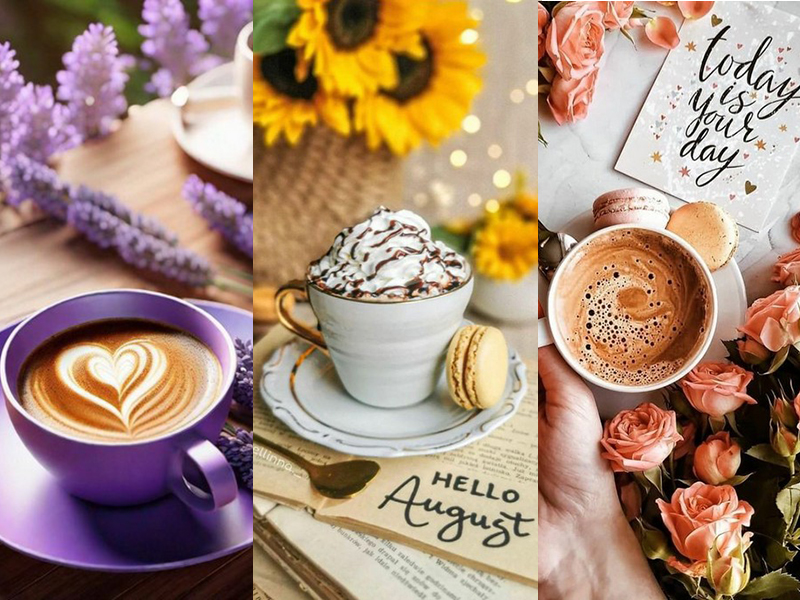 Buna dimineata! Imagini cu Cafea pentru Fiecare Zi a Lunii August
