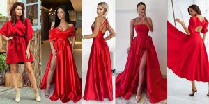 Modele de Rochii Rosii Scurte si Lungi Online