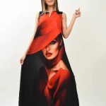 Rochie de vara lunga cu buzunare fara maneci si imprimeu floral Splendido Multicolor