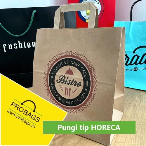Pungi de hartie personalizate Probags Punga Horeca