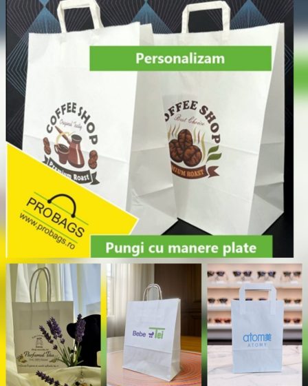Pungi de hartie personalizate - solutia eficienta de branding pentru afacerea ta